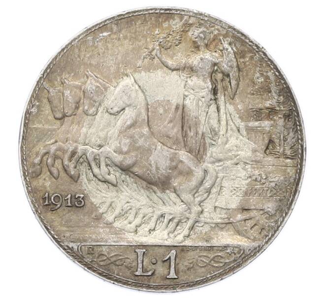 Монета 1 лира 1913 года Италия (Артикул: K10-11084) — Фото №1