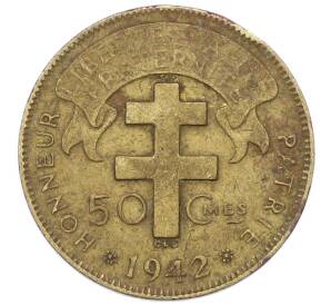 50 сантимов 1942 года Французская Экваториальная Африка — Фото №1
