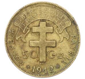 50 сантимов 1942 года Французская Экваториальная Африка — Фото №1