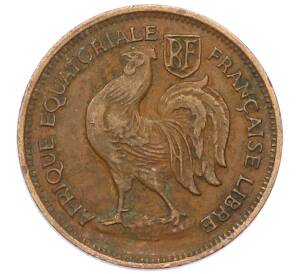 50 сантимов 1943 года Французская Экваториальная Африка — Фото №2