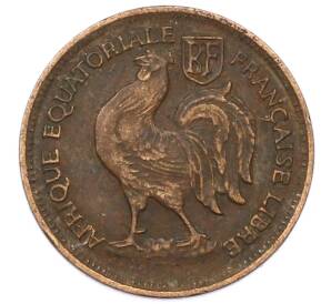 50 сантимов 1943 года Французская Экваториальная Африка — Фото №2