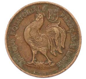 50 сантимов 1943 года Французская Экваториальная Африка — Фото №2