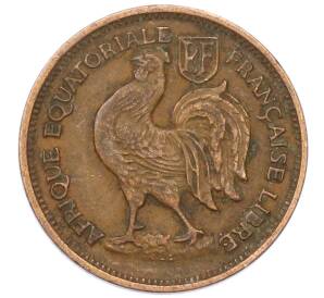 50 сантимов 1943 года Французская Экваториальная Африка — Фото №2