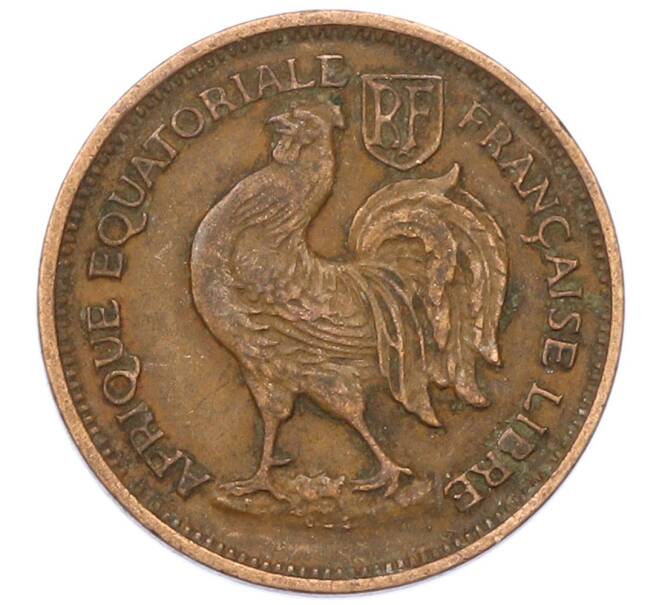 Монета 50 сантимов 1943 года Французская Экваториальная Африка (Артикул: K10-11109) — Фото №2