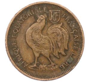 50 сантимов 1943 года Французская Экваториальная Африка — Фото №2