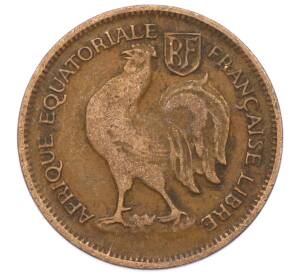 50 сантимов 1943 года Французская Экваториальная Африка — Фото №2