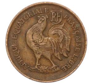 1 франк 1943 года Французская Экваториальная Африка — Фото №2