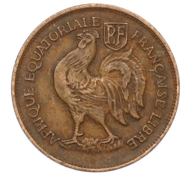 Монета 1 франк 1943 года Французская Экваториальная Африка (Артикул: K10-11115) — Фото №2