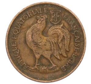 1 франк 1943 года Французская Экваториальная Африка — Фото №2