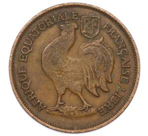 1 франк 1943 года Французская Экваториальная Африка — Фото №2