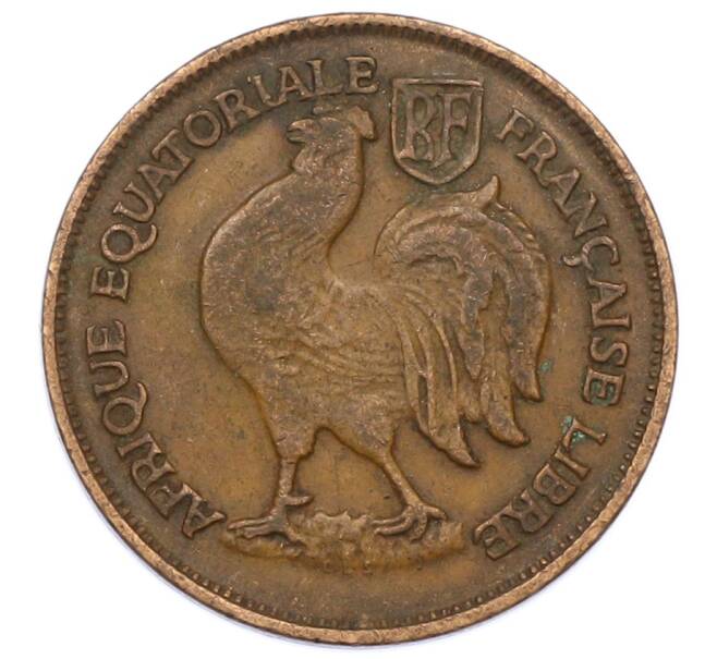 Монета 1 франк 1943 года Французская Экваториальная Африка (Артикул: K10-11117) — Фото №2