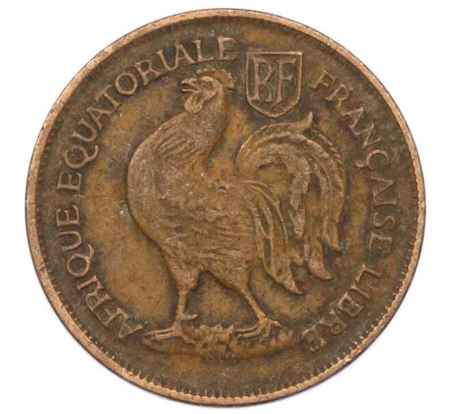 Монета 1 франк 1943 года Французская Экваториальная Африка (Артикул: K10-11122) — Фото №2