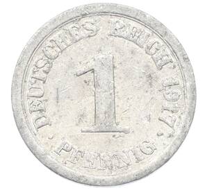 1 пфенниг 1917 года A Германия — Фото №1