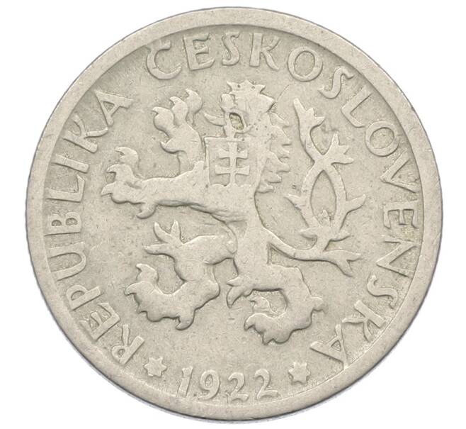 Монета 1 крона 1922 года Чехословакия (Артикул: T11-33728) — Фото №1