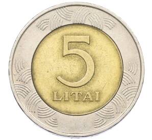 5 лит 1999 года Литва — Фото №2