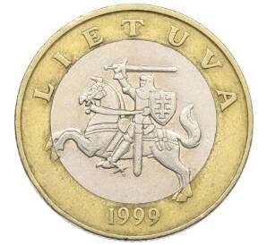 2 лита 1999 года Литва — Фото №1