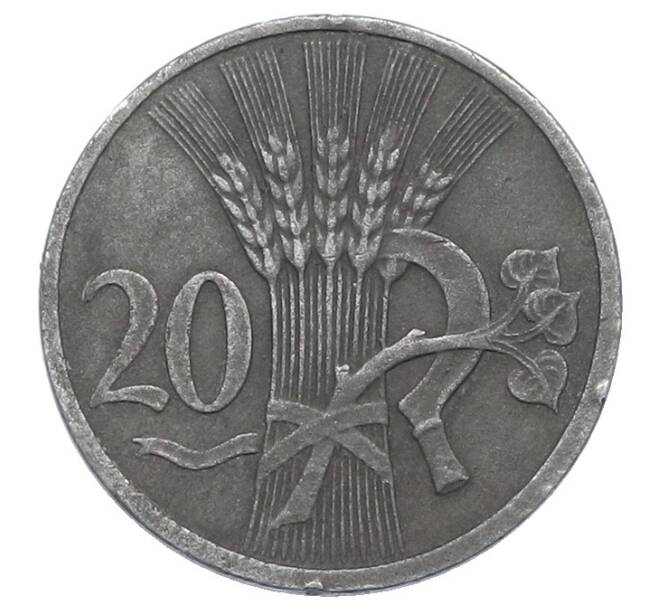 Монета 20 геллеров 1943 года Богемия и Моравия (Артикул: T11-33788) — Фото №1