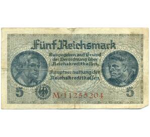 5 рейхсмарок 1940 года Германия (Для окупированных территорий)