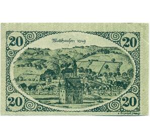 20 геллеров 1920 года Австрия — Маутхаузен (Нотгельд) — Фото №2
