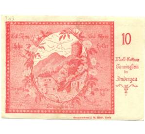 10 геллеров 1920 года Австрия — Зармингштайн (Нотгельд) — Фото №1