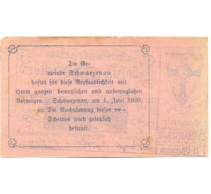 50 геллеров 1920 года Австрия — Шварценау (Нотгельд) — Фото №2