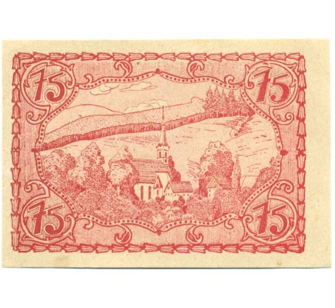 Банкнота 75 геллеров 1920 года Австрия — Шенау-им-Мюлькрайс (Нотгельд) (Артикул: B2-15496) — Фото №2