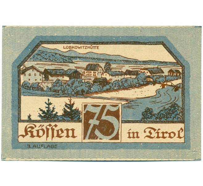 Банкнота 75 геллеров 1920 года Австрия — Кессен (Нотгельд) (Артикул: B2-15508) — Фото №2