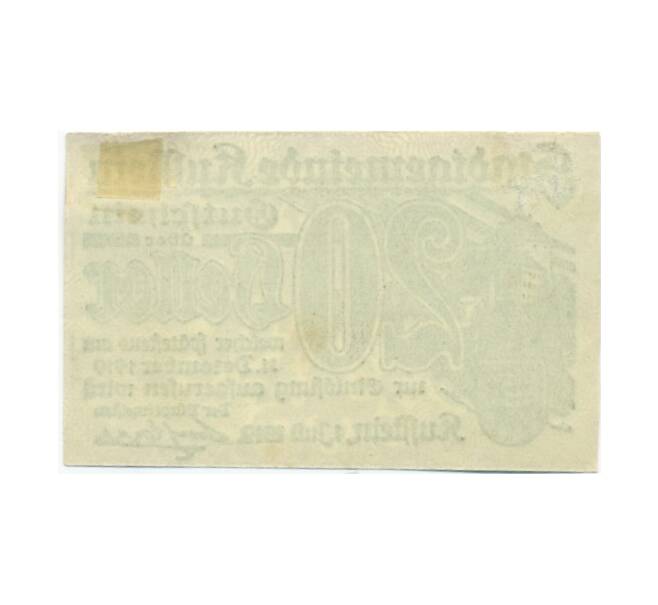 Банкнота 20 геллеров 1919 года Австрия — Куфштайн  (Нотгельд) (Артикул: B2-15543) — Фото №2