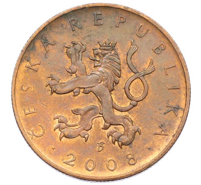Монета 10 крон 2008 года Чехия (Артикул: T11-33793) — Фото №2