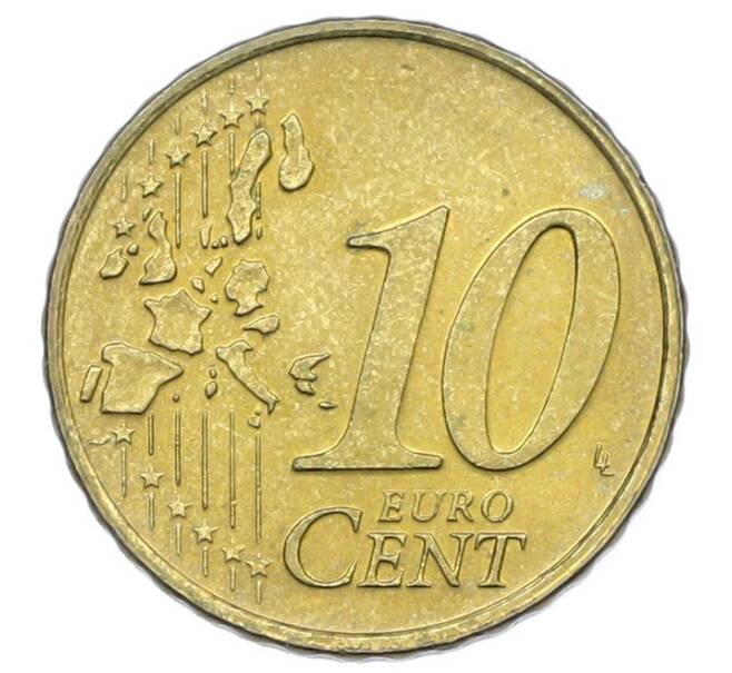 Монета 10 евроцентов 2004 года Люксембург (Артикул: T11-33807) — Фото №2