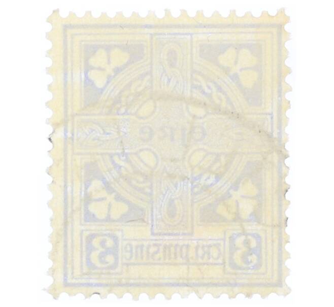 Почтовая марка 3 пенни 1940 года Ирландия «Кельтский крест» (Артикул: K12-75423) — Фото №2