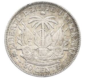 50 сантимов 1895 года Гаити — Фото №2