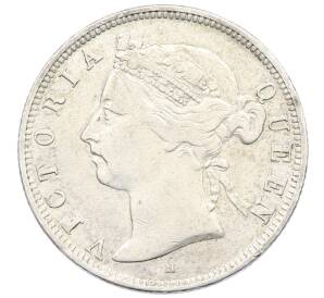 20 центов 1890 года Стрейтс Сетлментс — Фото №2