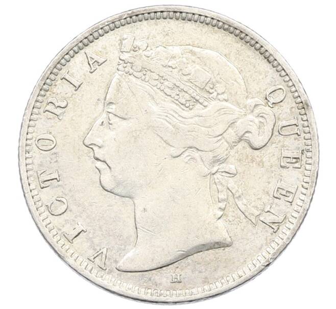 Монета 20 центов 1890 года Стрейтс Сетлментс (Артикул: K12-75581) — Фото №2