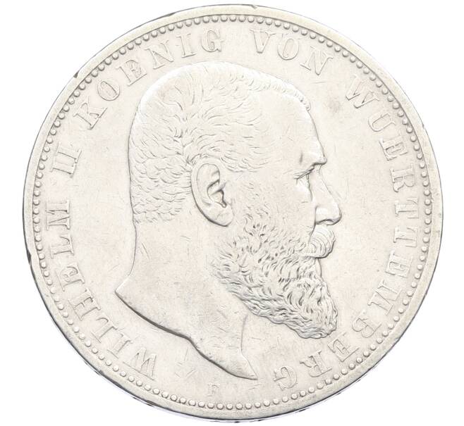 Монета 5 марок 1903 года Германия (Вюртемберг) (Артикул: K12-75592) — Фото №1