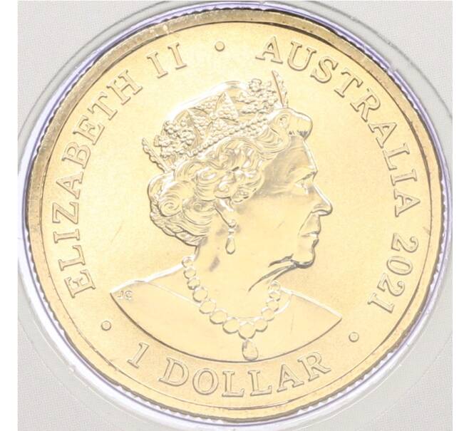 Монета 1 доллар 2021 года Австралия «150 лет Королевскому обществу по предотвращению жестокого обращения с животными» (в конверте с маркой) (Артикул: M2-91700) — Фото №2