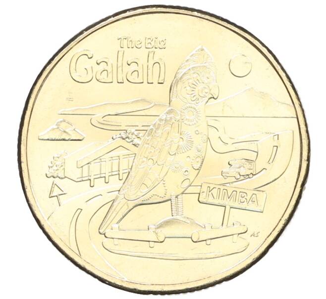 Монета 1 доллар 2025 года Австралия «Австралийские Большие Вещи — Большой Галах» (Артикул: M2-91710) — Фото №1