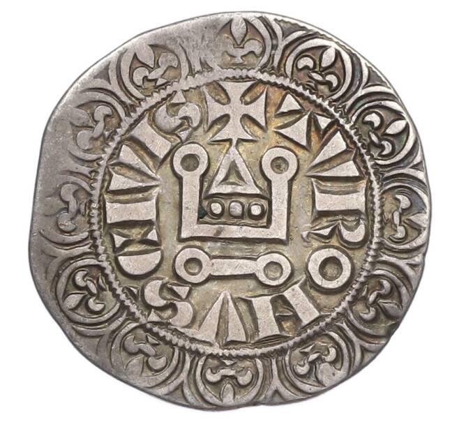 Монета 1 турский грош 1285-1350 года Франция (Артикул: K10-11131) — Фото №1