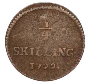 1/4 скиллинг 1799 года Швеция — Фото №1