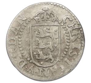 2 скиллинга 1677 года Дания — Фото №2