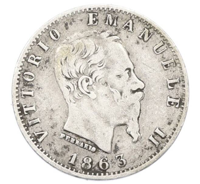Монета 20 чентезимо 1863 года M Италия (Артикул: K10-11173) — Фото №2
