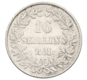 16 скиллингов 1856 года Дания — Фото №1
