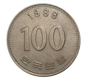 100 вон 1988 года Южная Корея — Фото №1