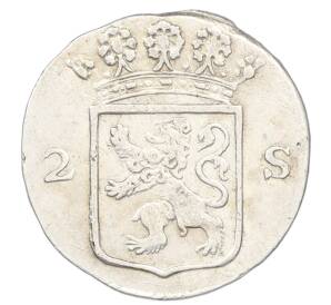 2 стювера 1791 года Нидерланды — Фото №2