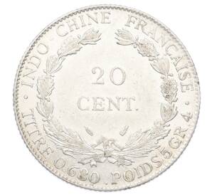20 сантимов 1937 года Французский Индокитай — Фото №1