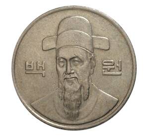 100 вон 1988 года Южная Корея — Фото №2