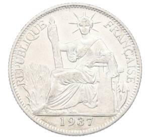 20 сантимов 1937 года Французский Индокитай — Фото №2