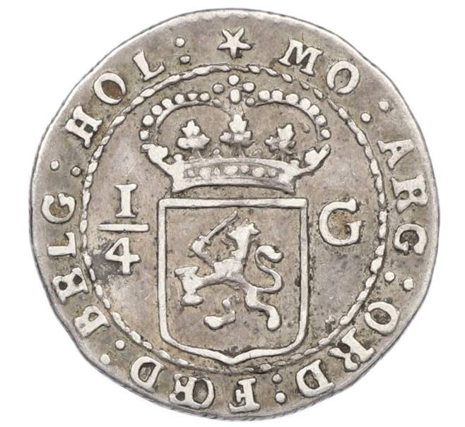 Монета 1/4 гульдена 1802 года Голландская Ост-Индия (Артикул: K10-11199) — Фото №2