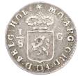 Монета 1/8 гульдена 1802 года Голландская Ост-Индия (Артикул: K10-11200) — Фото №2