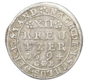 12 крейцеров 1694 года Архиепископство Майнц — Фото №1